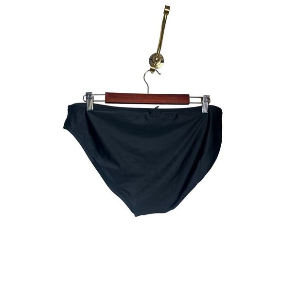 J. Crew Black Classic Full-coverage Bikini Bottom NWT Sz. XL - Picture 5 of 5